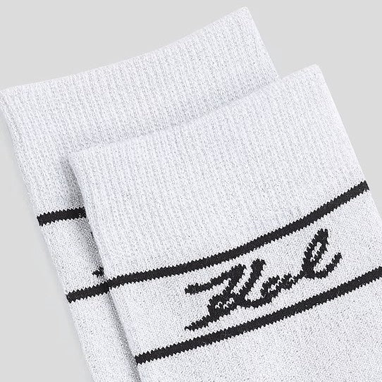 A3W43002 - CALZE KARL LAGERFELD CON LOGO - SET MULTIPACK NERO E BIANCO - DONNA