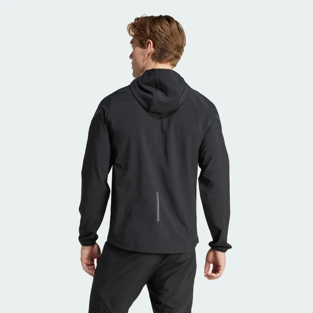 GIACCA UOMO DA VIAGGIO ADIDAS REAL MADRID TIRO 25 PRO VIS TECH NERA JW4937