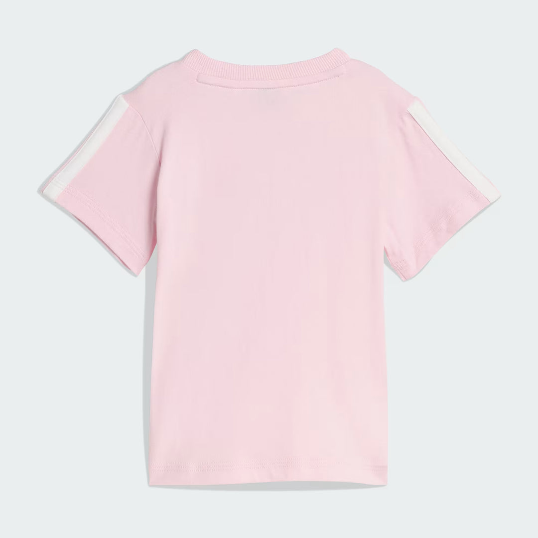 COMPLETINO ADIDAS ESSENTIALS TEE INFANT ROSA/GRIGIO