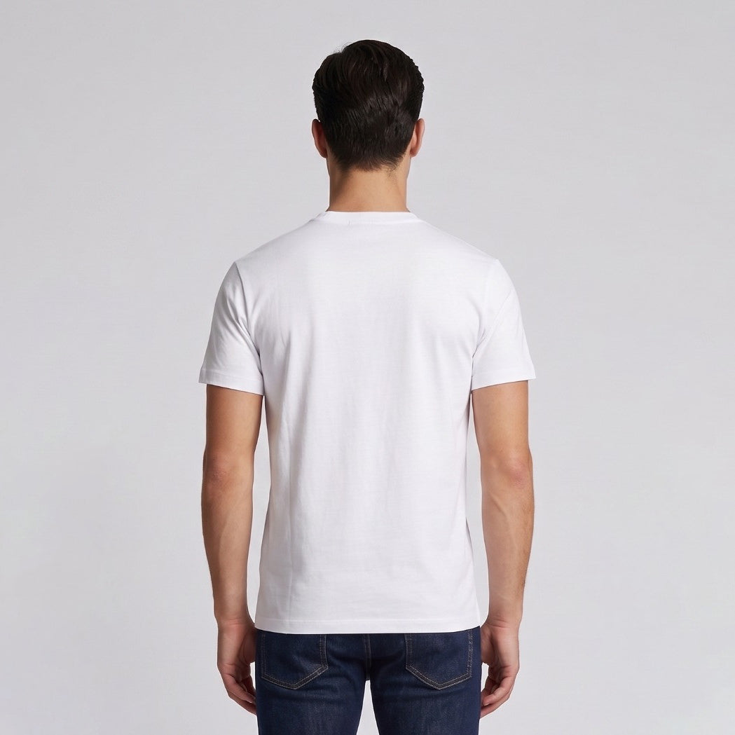 T-SHIRT UOMO DROP SEASON 2 WHITE MULTICOLOR LOGO