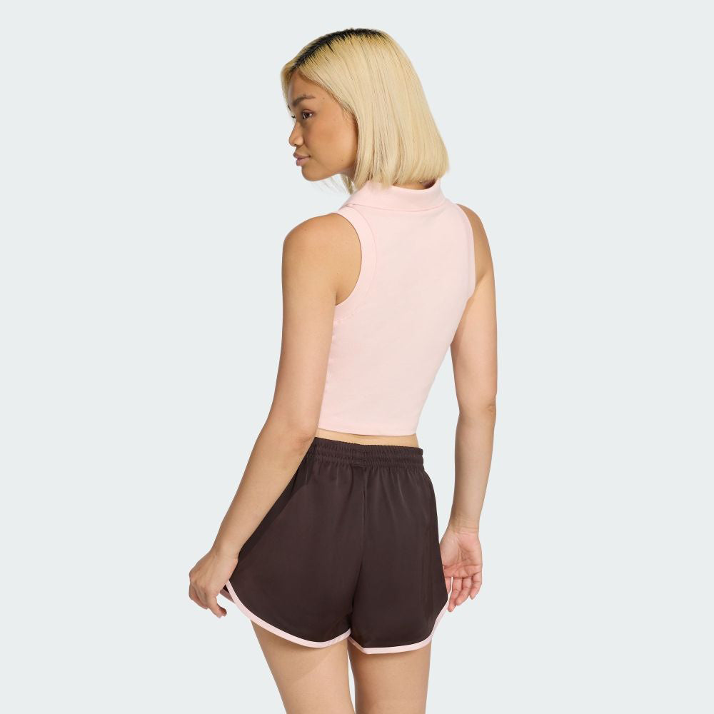 POLO SMANICATA ADIDAS ORIGINALS SLIM PINK
