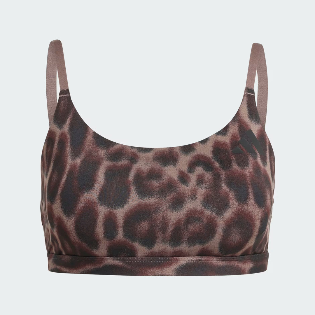 ADIDAS OPTIME ESSENTIALS LEOPARD KA6343 WOMEN'S SPORTS BRA