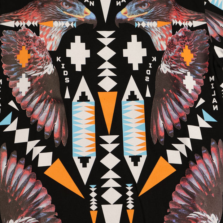 T-SHIRT MARCELO BURLON WINGS "COCCO" MULTICOLOR JUNIOR