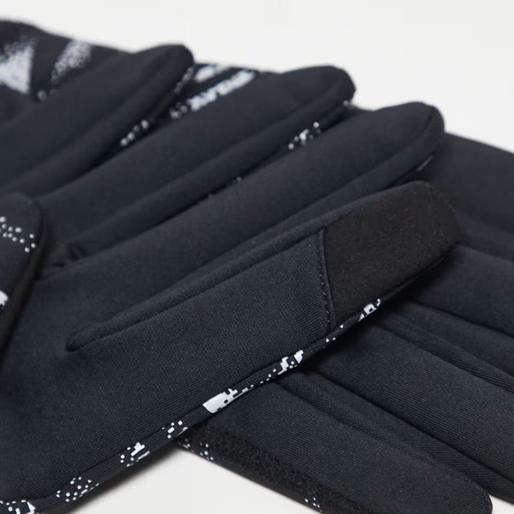 N1013202082 - GUANTI RUNNING NIKE UNISEX ADULTO PACER MIDWEIGHT RG RIFLETTENTI NERO ARGENTO