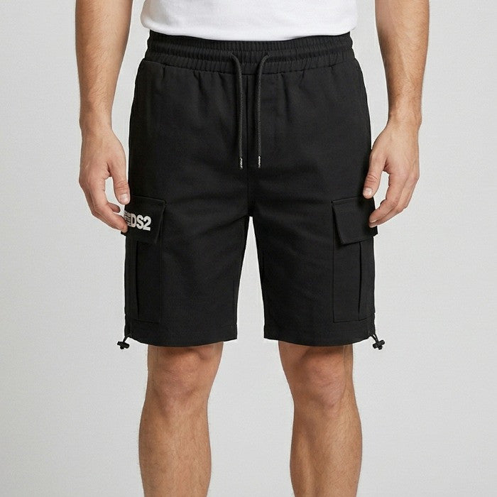 BERMUDA CARGO UOMO DROP SEASON 2 BLACK COULISSE