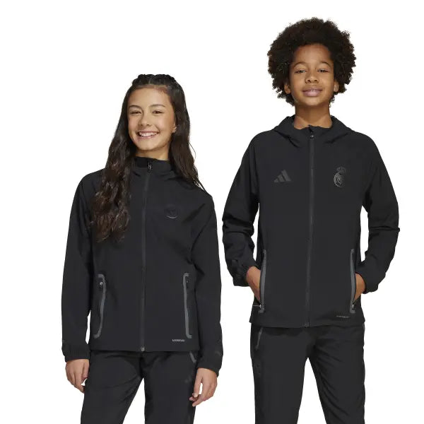 GIACCA DA VIAGGIO ADIDAS REAL MADRID TIRO 25 COMPETITION JUNIOR NERA JW7372
