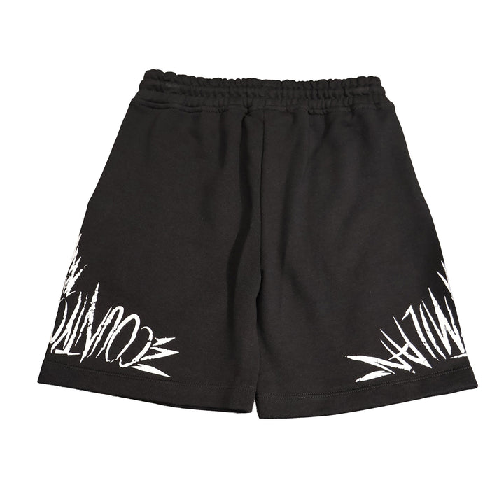 PANTALONCINI MARCELO BURLON LOGO PRINT JUNIOR