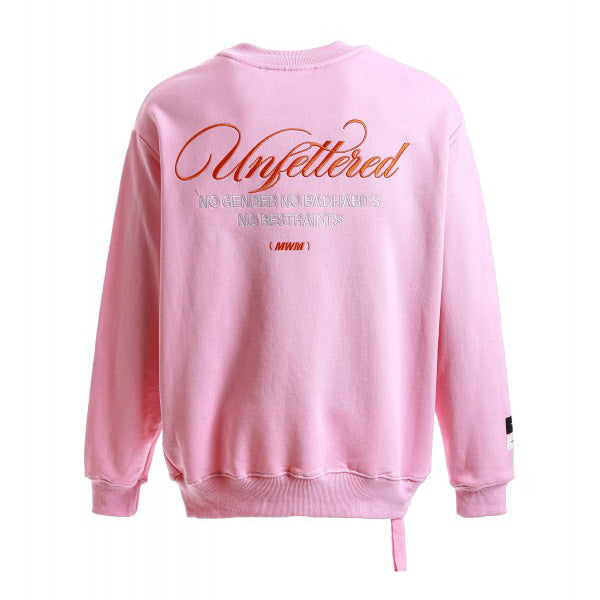 MW093060065 - Felpe - Girocollo - MWM - Unisex - Rosa - Versatile - Design Minimalista - Abbigliamento - Autunno/Inverno