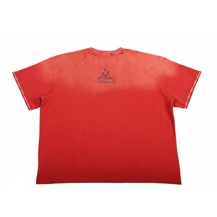 T-SHIRT UOMO PAPER MONEY "FLAMING DICE" CON STRASS