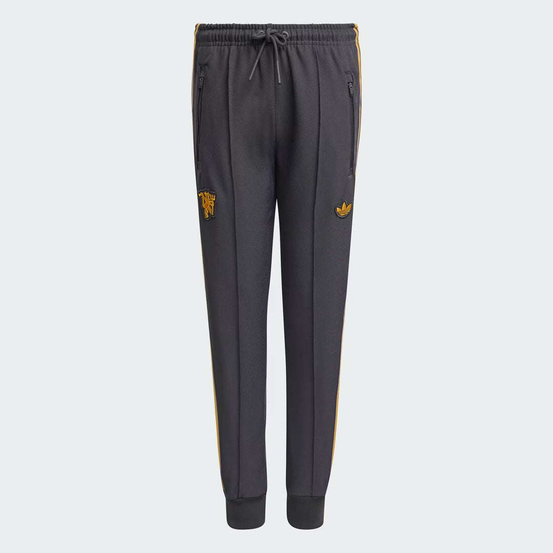 JY1081 - Pantaloni - Sportivi - Bambini - Zip - Adidas - MANCHESTER UNITED ICON - Terrace Icons - Sportswear