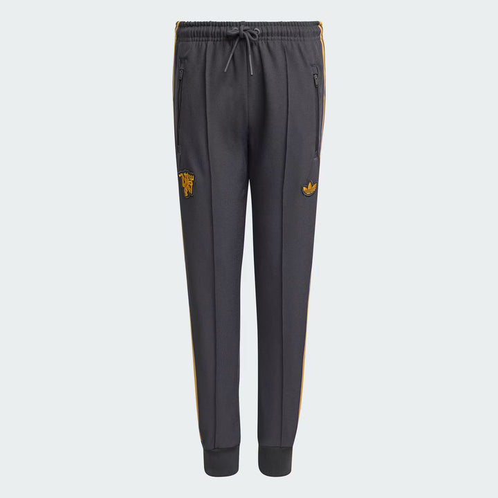 JY1081 - Pantaloni - Sportivi - Bambini - Zip - Adidas - MANCHESTER UNITED ICON - Terrace Icons - Sportswear