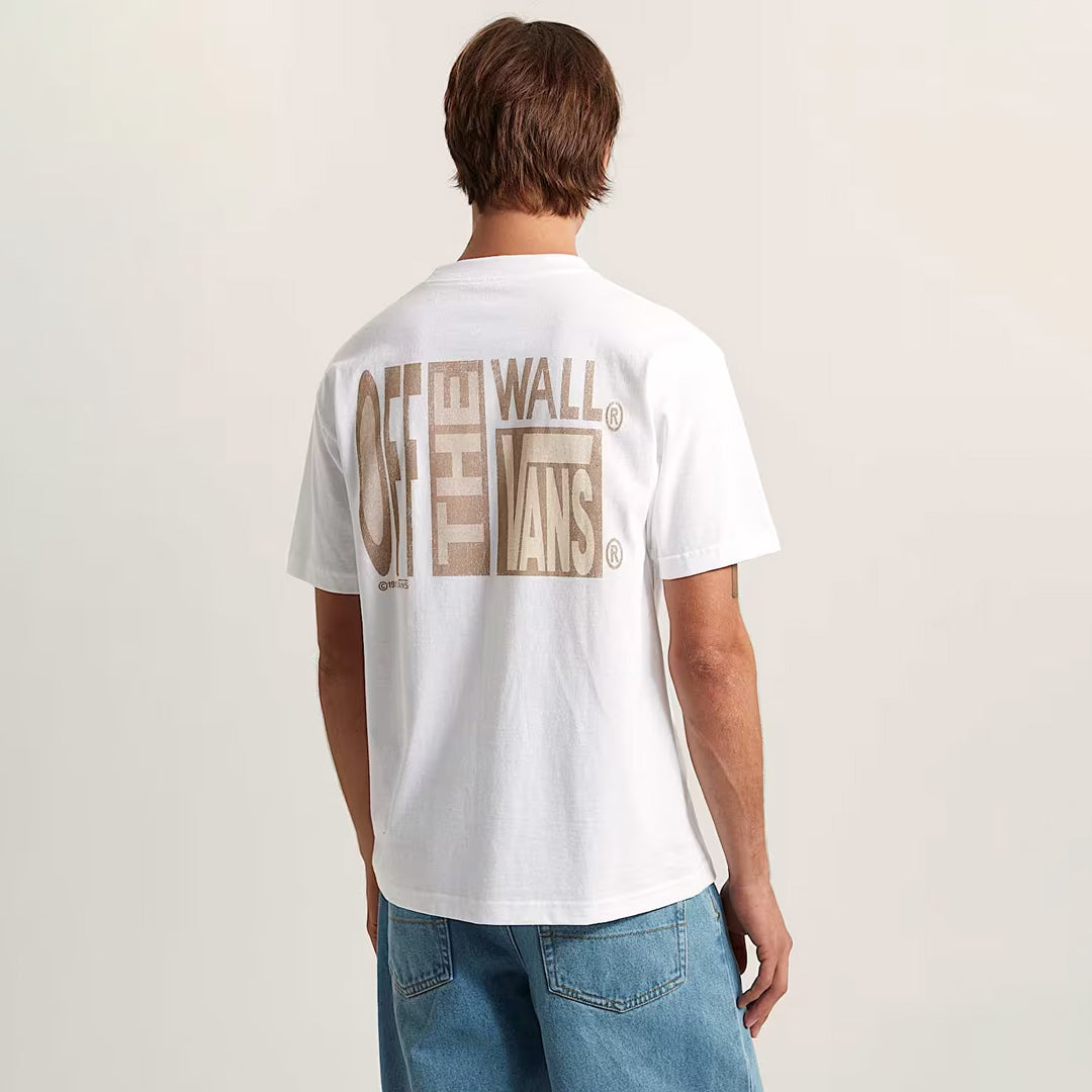 T-SHIRT CLASSICA VANS COTONE BIANCO UOMO