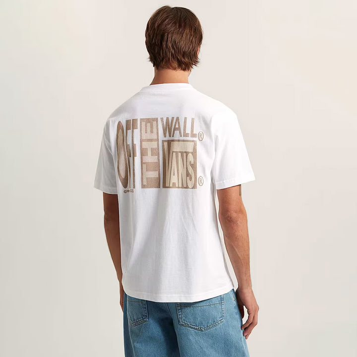 T-SHIRT CLASSICA VANS COTONE BIANCO UOMO