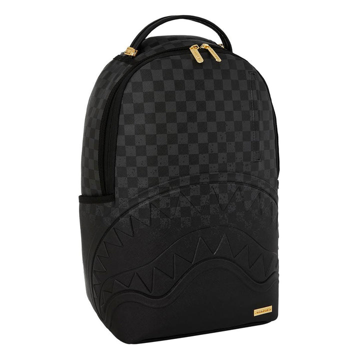 ZAINO BACKPACK SPRAYGROUND SPRITZ BLACK SIMILPELLE VEGANA CHECKERBOARD 910B8177NSZ