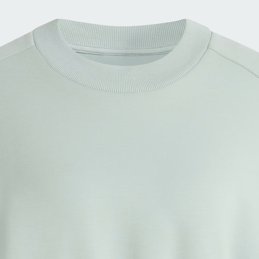 FELPA CORTA DONNA ADIDAS SOFT LUX LOOSE VERDE SALVIA