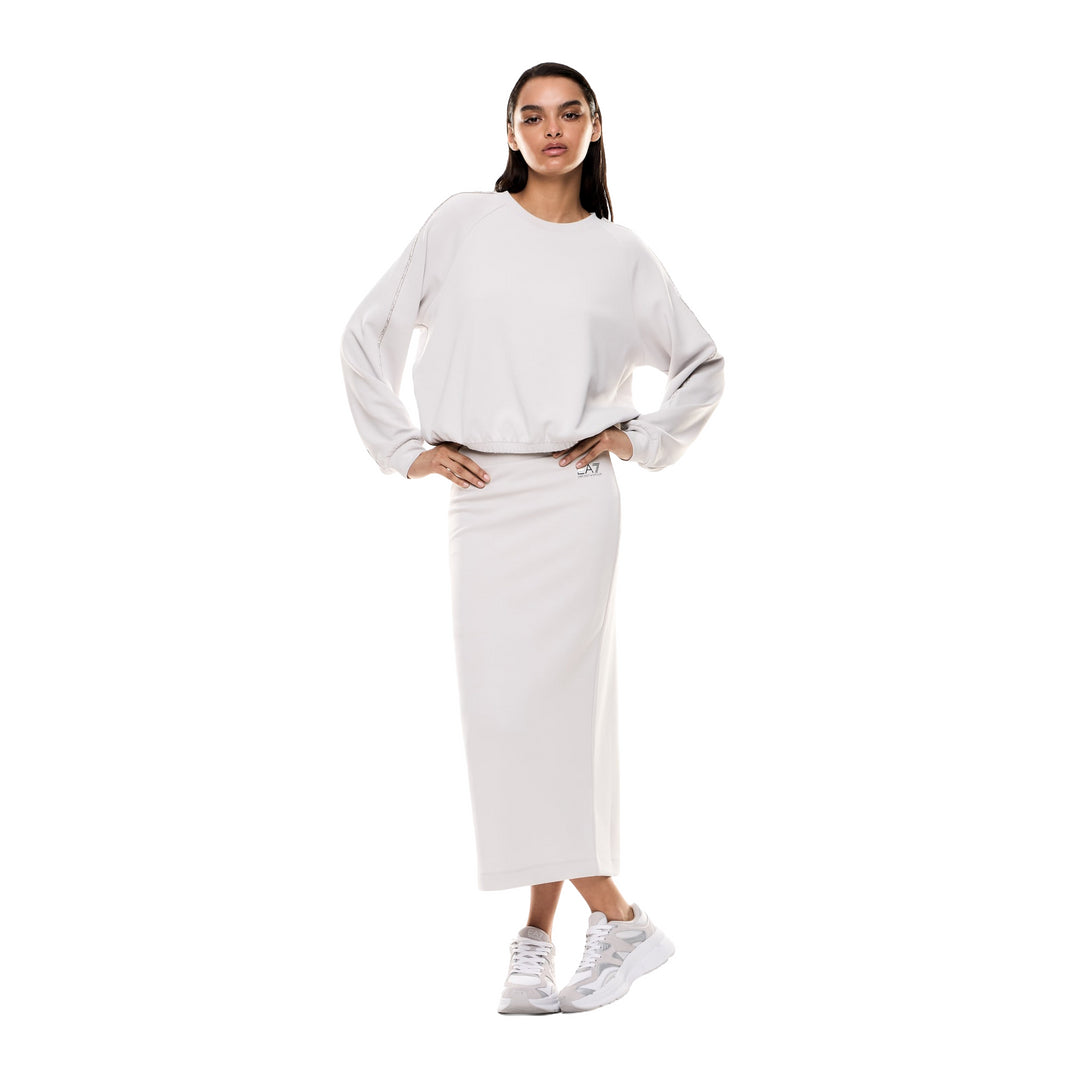 7W000792 AF12643 - Gonne - Donna - EMPORIO ARMANI - Con Spacco - Elegante - Fluidità & Stile - Design Alta Moda - Dinamica & Seducente - Abbigliamento - Autunno Inverno