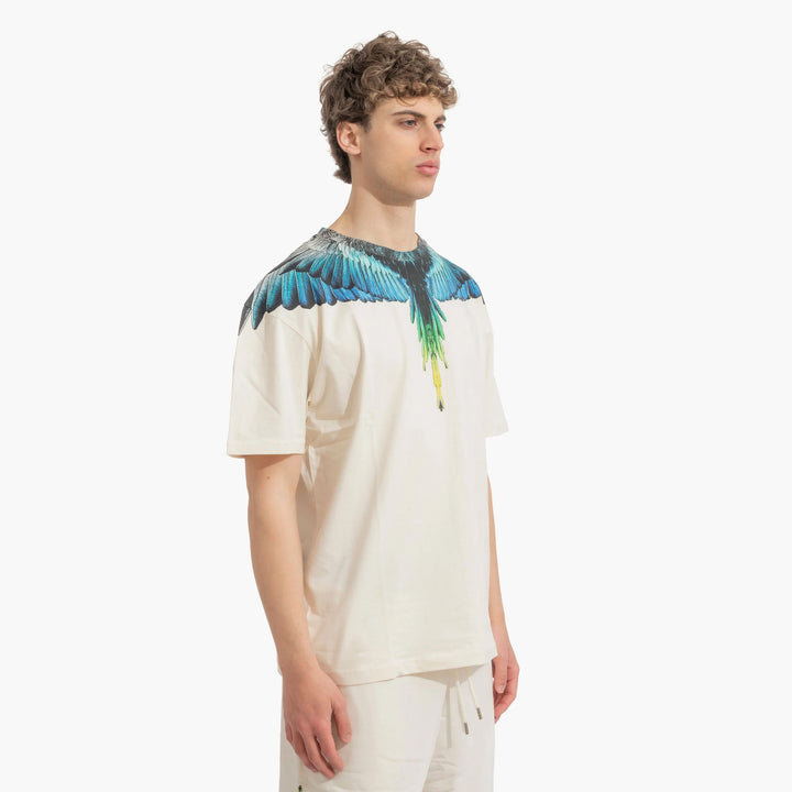 T-SHIRT MARCELO BURLON WINGS COLORADO COTTON UOMO