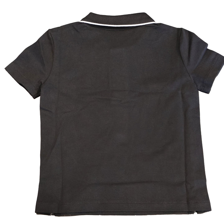 POLO CALVIN KLEIN JEANS LOGO PLACKET BLACK JUNIOR