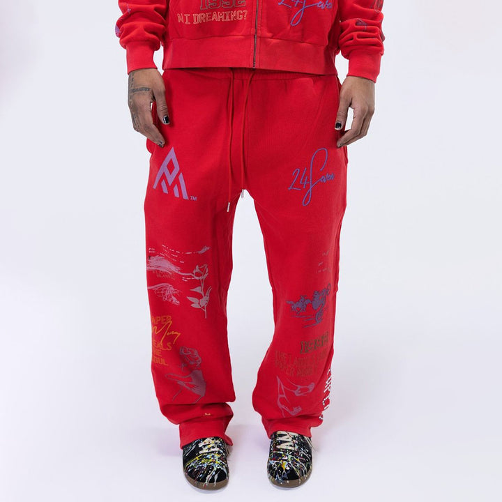 PANTALONI TUTA UOMO PAPER MONEY JOGGER VINTAGE JW.FM