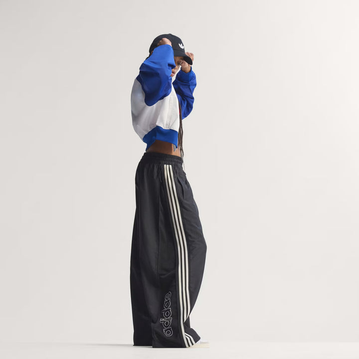 PANTALONI A VENTO ADIDAS ORIGINALS BASKETBALL WINDPANTS BLACK