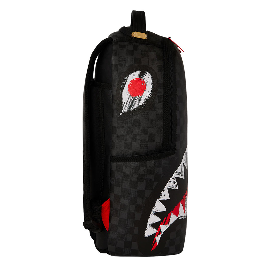 ZAINO SPRAYGROUND SCRIBBLE SHARK BLACK SIMILPELLE IDROREPELLENTE 910B7102NSZ