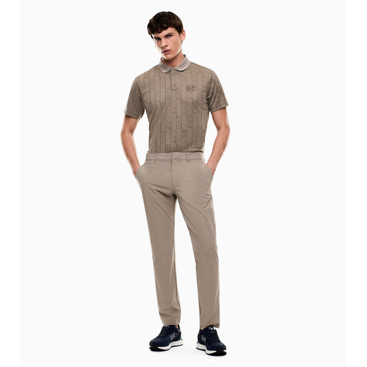 POLO UOMO EA7 EMPORIO ARMANI MONOGRAMMA VERTICALE