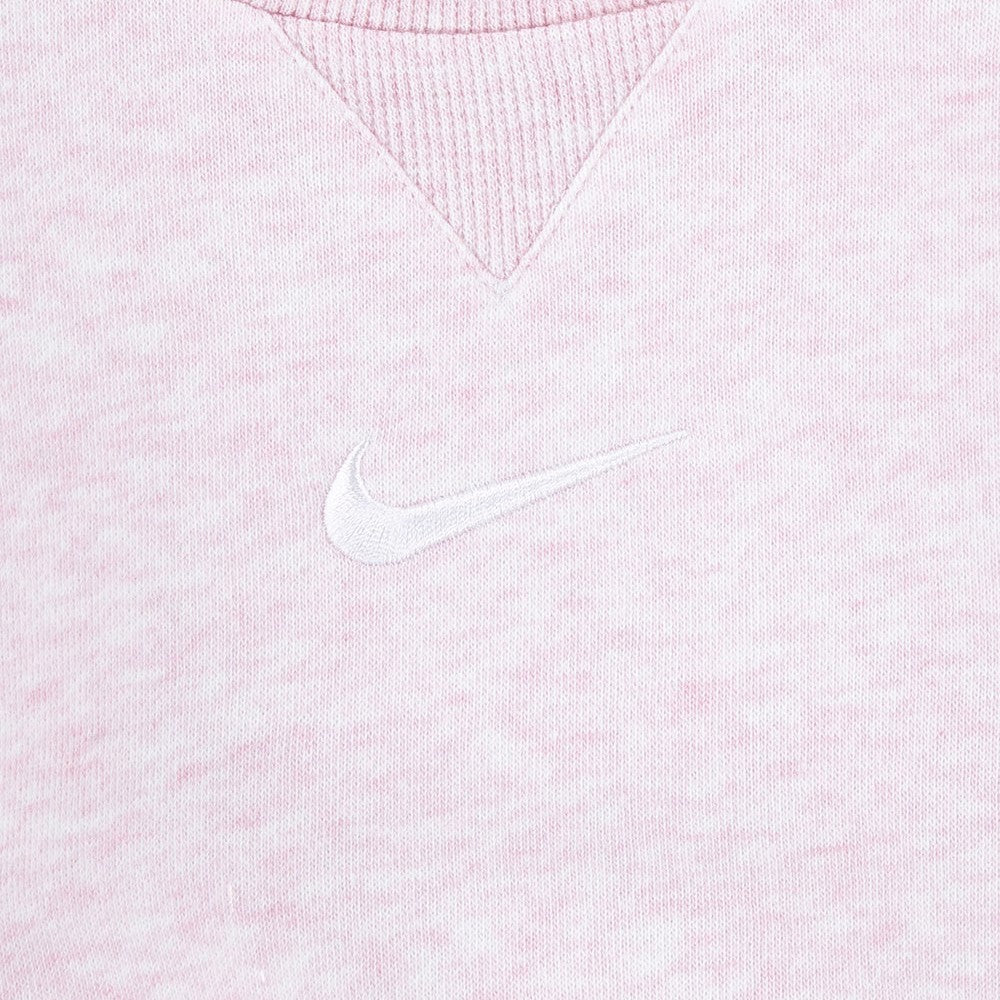 56M188 - Tute - NIKE ESSENTIAL - FLEECE CREW - FRENCH TERRY - BAMBINI - BEIGE/CHIARO - Look Casual - Abbigliamento