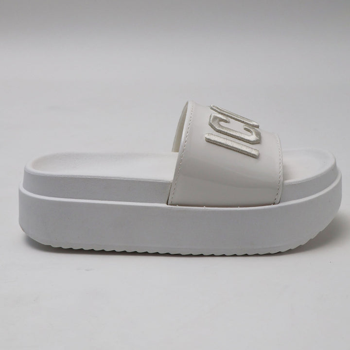 CIABATTE ICON PLATFORM LOGO RELIEF DONNA