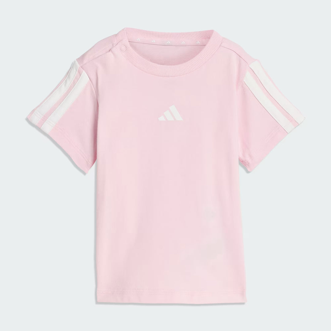 COMPLETINO ADIDAS ESSENTIALS TEE INFANT ROSA/GRIGIO