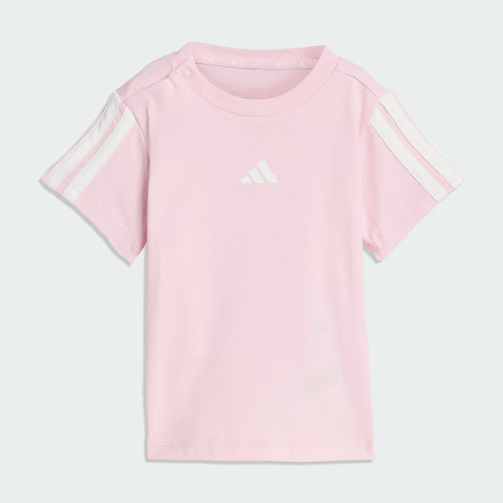 COMPLETINO ADIDAS ESSENTIALS TEE INFANT ROSA/GRIGIO