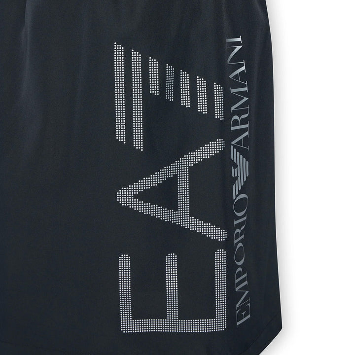 SHORTS DA MARE UOMO EA7 EMPORIO ARMANI CON LOGO METALLIZZATO
