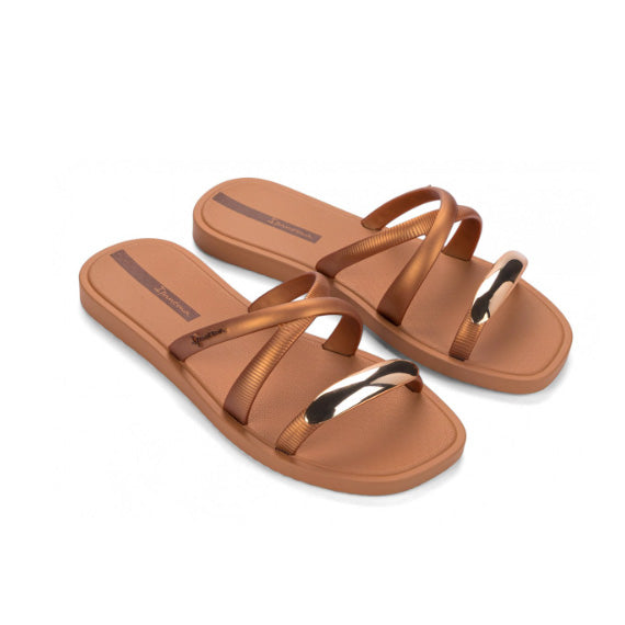 CIABATTE SLIDE DONNA IPANEMA METAL CHIC