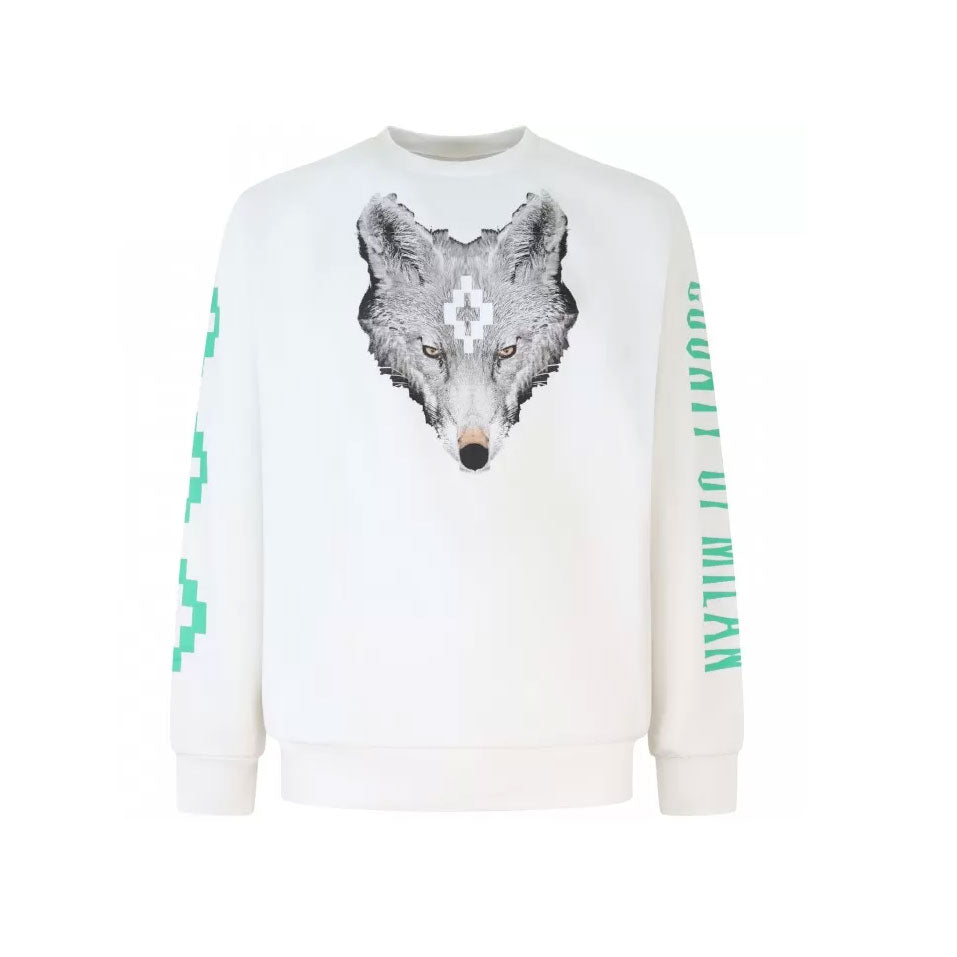F5CAMASW046 - Felpe - Girocollo - MARCELO BURLON - County Of Milan - WOLF PRINT - Adulto - Uomo - Streetwear