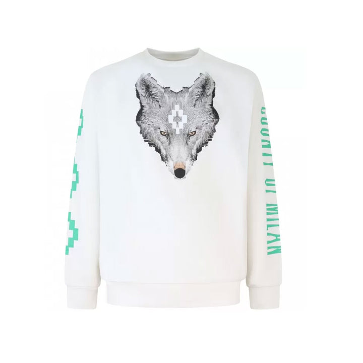 F5CAMASW046 - Felpe - Girocollo - MARCELO BURLON - County Of Milan - WOLF PRINT - Adulto - Uomo - Streetwear