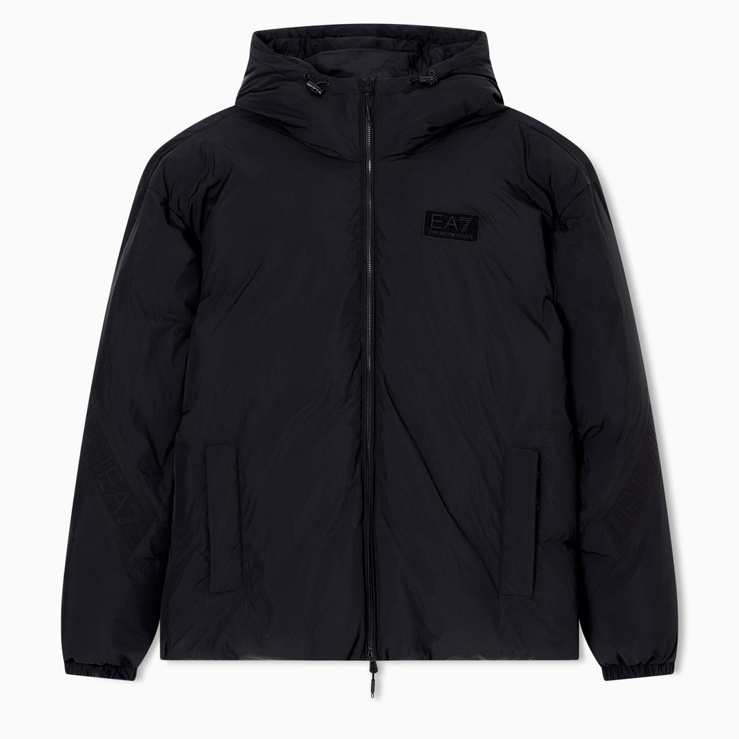 7M000699 AF15951 - GIACCA IMBOTTITA CON CAPPUCCIO EMPORIO ARMANI EA7 NERO