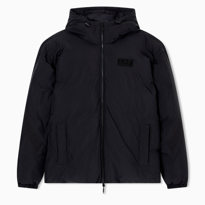 7M000699 AF15951 - GIACCA IMBOTTITA CON CAPPUCCIO EMPORIO ARMANI EA7 NERO