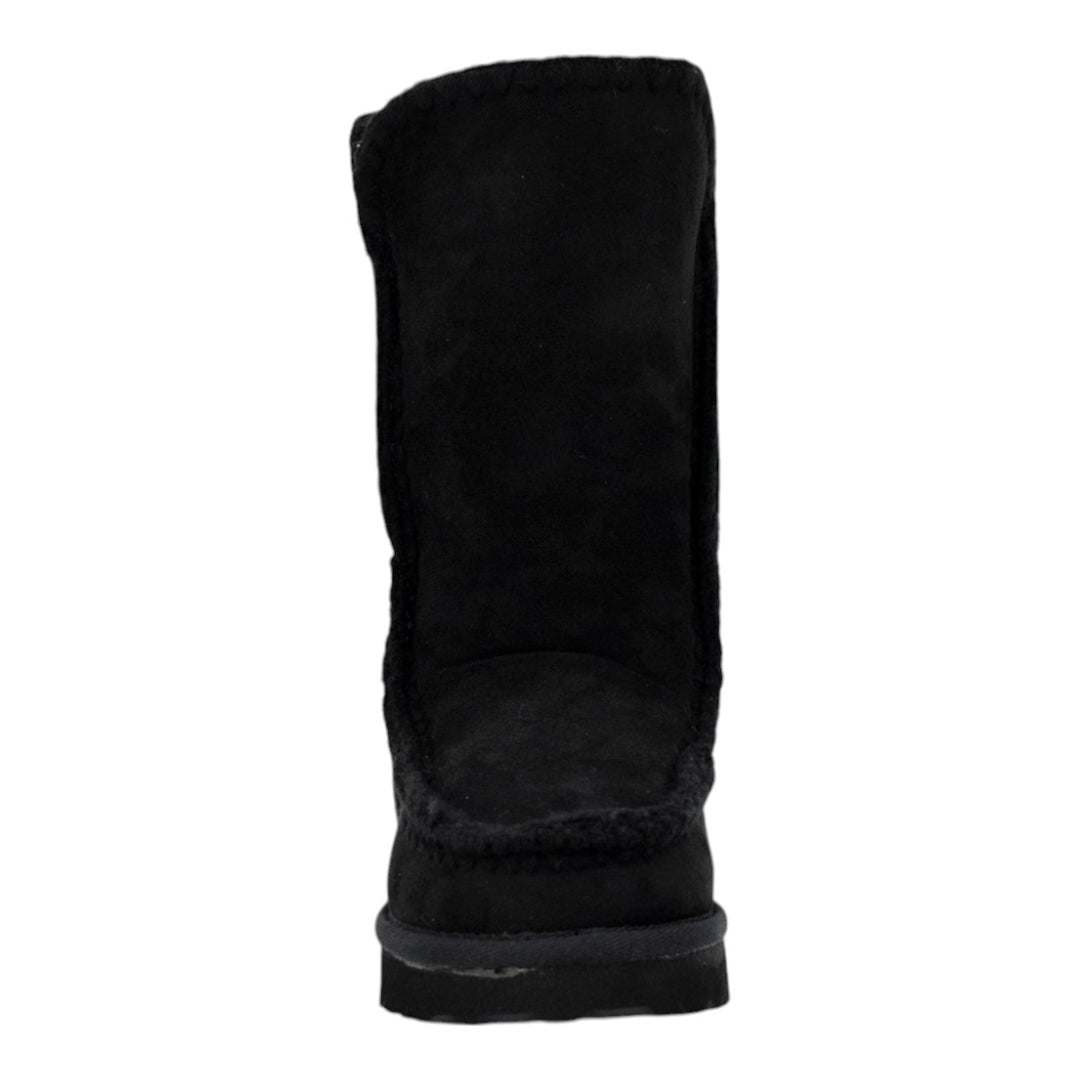 ICO4411SD - STIVALETTO MID ICON CON PELLICCIA NERO DA DONNA