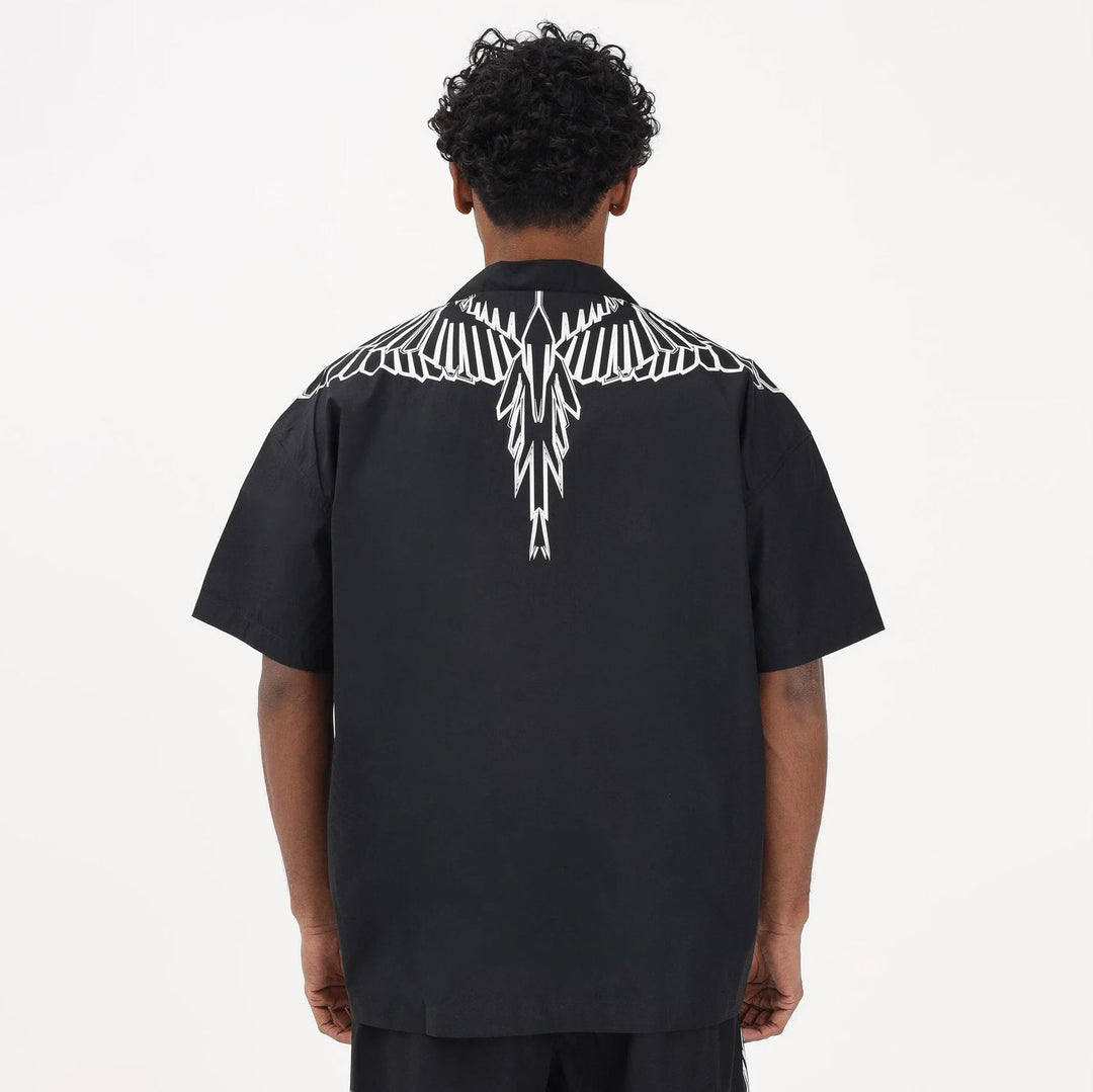 CAMICIA BOWL MARCELO BURLON GRAPHIC PRINT BLACK