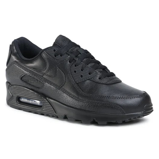 SNEAKERS UOMO NIKE AIR MAX 90 LTR TRIPLE BLACK / AIR MAX 90 JEWEL WHITE CZ5594