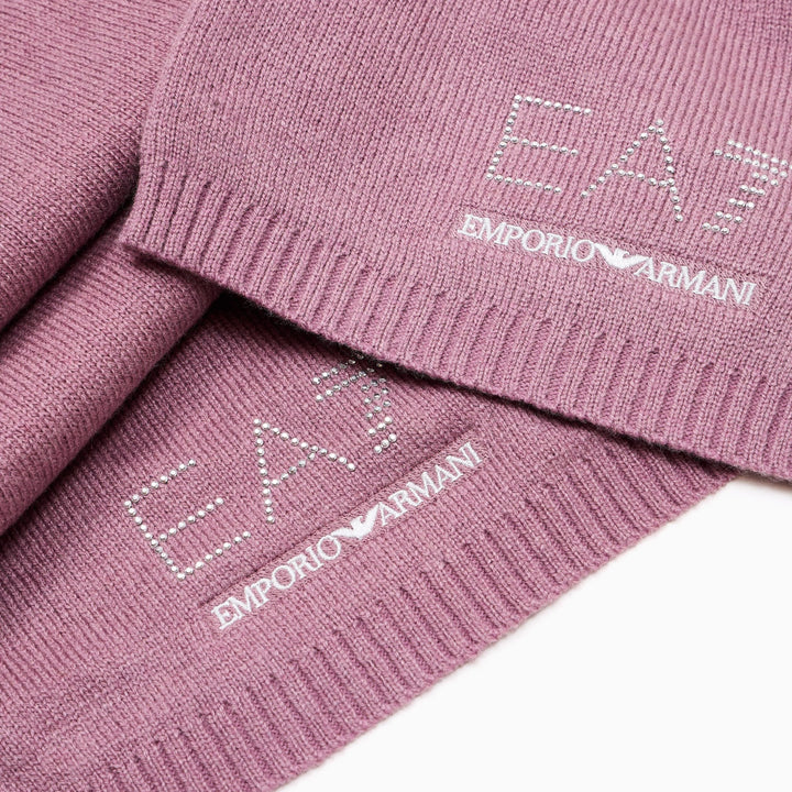 7W000717 AF16843 - Cappelli - Donna - EMPORIO ARMANI - Sciarpa & Berretto - Set Completo - EA7 EVOLUTION - Lavorato A Maglia - Tessuto Caldo & Confortevole - Look Sportivo Classico - Accessori Autunno Inverno