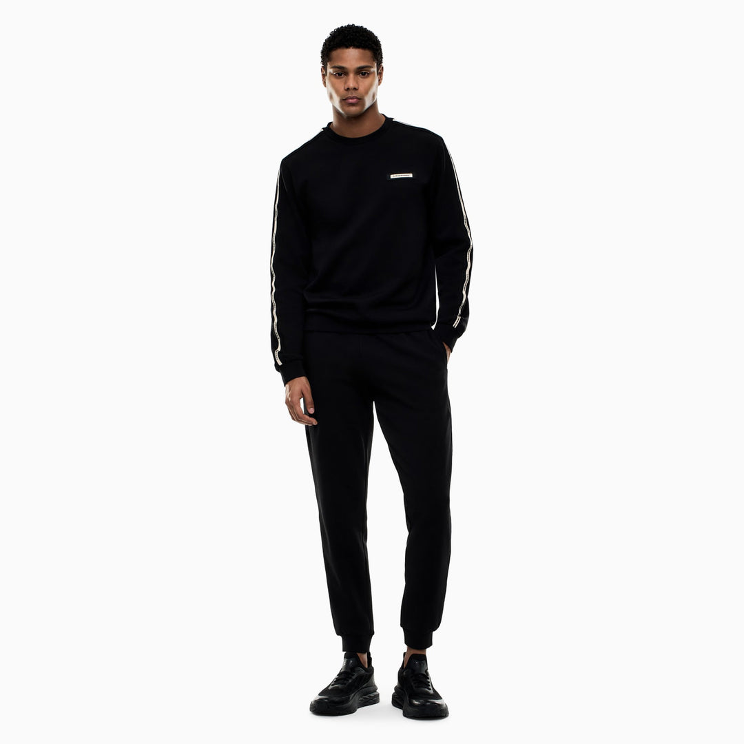 PANTALONI JOGGER UOMO EA7 EMPORIO ARMANI CON BANDA LOGATA