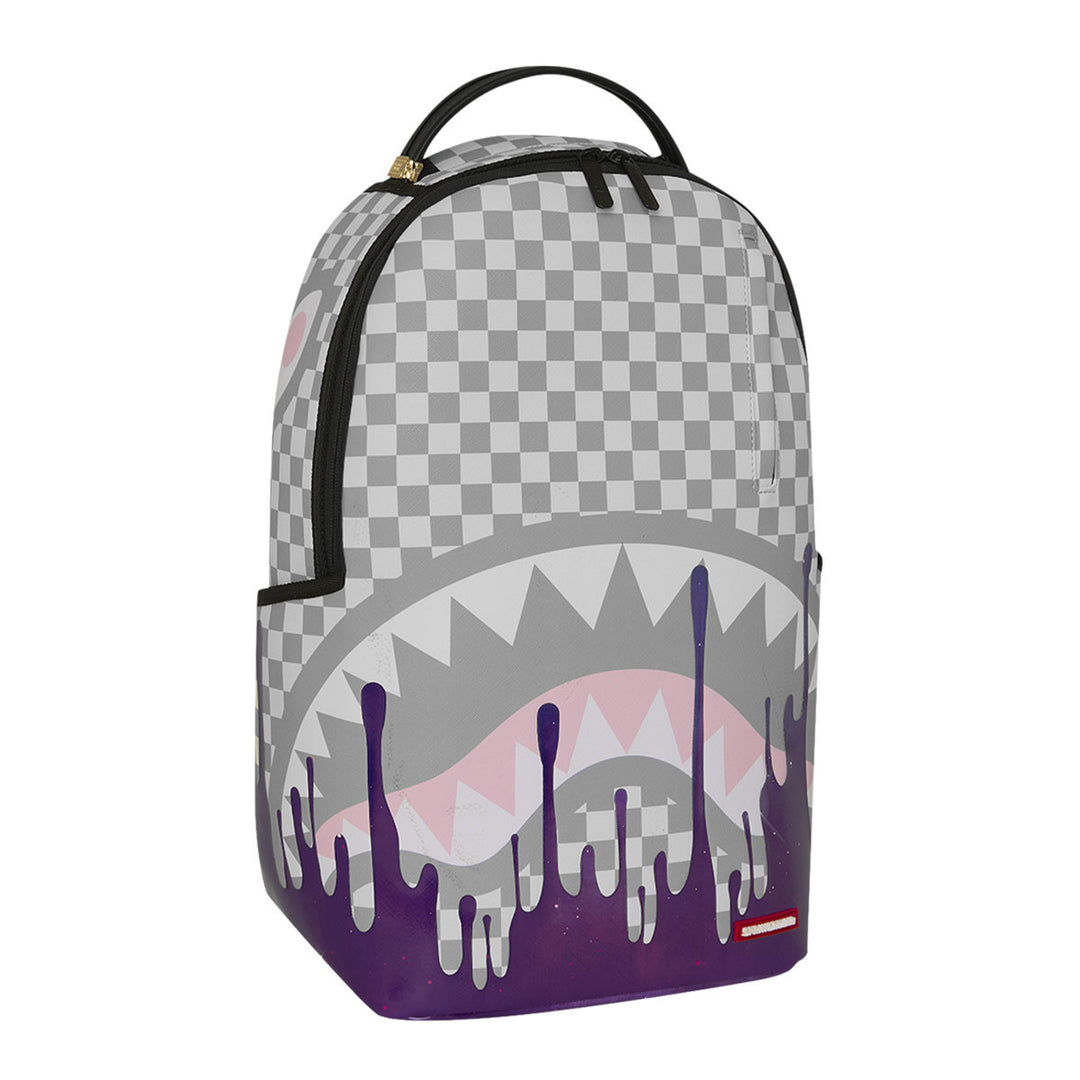 ZAINO UNISEX SPRAYGROUND CREAM SPACE DRIP GRIGIO E VIOLA
