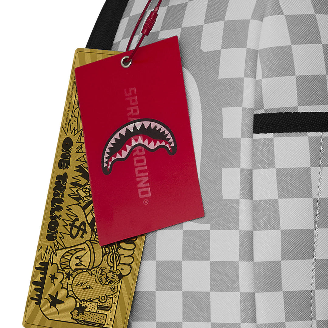 ZAINO UNISEX SPRAYGROUND CREAM SPACE DRIP GRIGIO E VIOLA