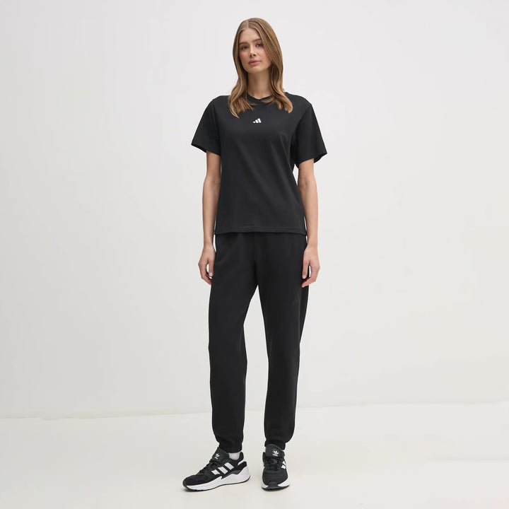 T-SHIRT DONNA ADIDAS ESSENTIALS SMALL LOGO BLACK