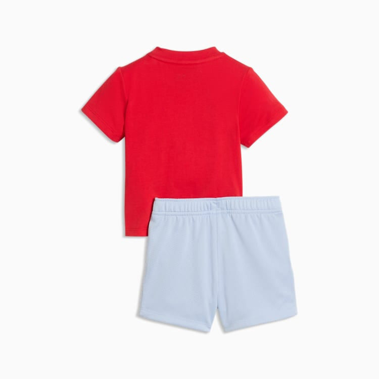 COMPLETINO PUMA® SPORTY CATS TEE AND SHORTS SET ROSSO