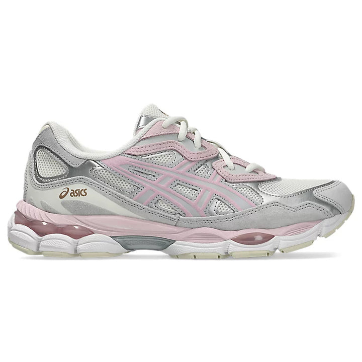 1203A383 - Scarpe - Asics - Uomo - Bianco/Grigio - SNEAKER GEL-NYC - Retro-Running - Mesh Bianco - Scuola - Swoosh - Comfort