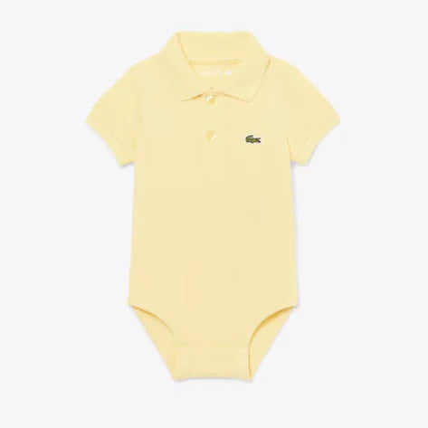 BODY POLO NEONATO LACOSTE PETIT PIQUÉ