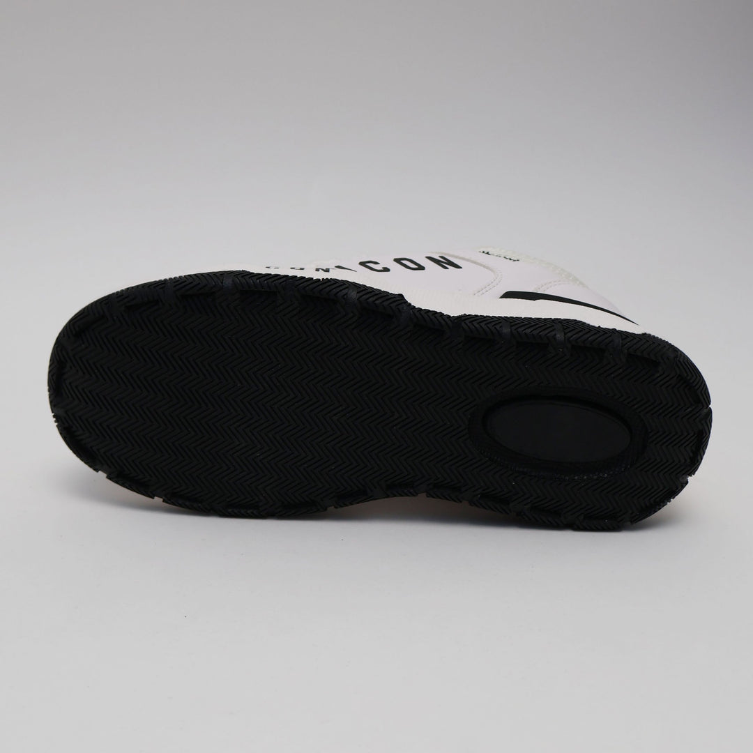 SNEAKERS ICON LOGO STREET WHITE & BLACK DONNA