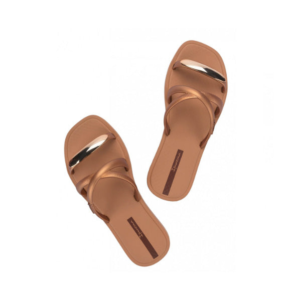 CIABATTE SLIDE DONNA IPANEMA METAL CHIC