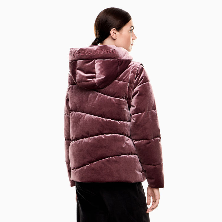 7W000441 AF15654 - GIACCA EA7 EMPORIO ARMANI DONNA VIOLA